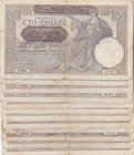 Serbia, 100 Dinara, 1941, VF, p23, (Total 12 banknotes)
German Occupation WW II
Estimate: 25-50