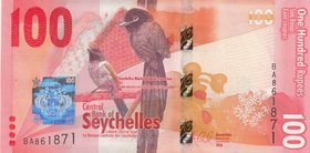 Seychelles, 100 Rupees, 2016, UNC, p50
serial number: BA 861871
Estimate: 25-50