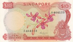 Singapore, 10 Dollars, 1972, UNC, p3c
serial number: A/93 464123, sign: Hon Sui Sen
Estimate: 50-100