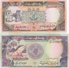 Sudan, 10 Pounds and 20 Pounds, 1991, UNC, p46, p47, (Total 2 banknotes)
serial numbers: E/376 131990 and F/211 073387
Estimate: 10.-20