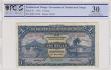Trinidad and Tobago, 1 Dollar, 1942, VF, p5c
PCGS 30, serial number: 20D 70100
Estimate: 50-100