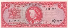 Trinidad and Tobago, 1 Dollar, 1964, UNC, p26c
Queen Elizabeth II portrait, serial number: V/2 072079
Estimate: 50-100