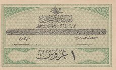 Turkey, Ottoman Empire, 1 Kurush, 1916, UNC, p85, Talat / Raşid
V. Mehmed Reşad period, sign: Talat / Raşid, AH:1332, serial number: M 291268
Estima...