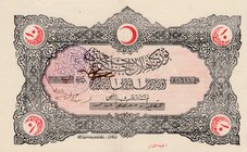 Turkey, Ottoman Empire, Hilali Ahmer Cemiyeti aid receipt, 10 Kurush, AUNC
Estimate: 25-50