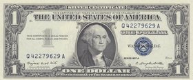 United States of America, 1 Dollar, 1957, UNC, p419
serial number: Q 42279629A
Estimate: 10.-20