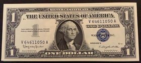 United States of America, 1 Dollar, 1957, UNC, p419b, (Total 51 consecutive banknotes)
1957B, serial numbers: V 64611050A- 1100A
Estimate: 600-1200