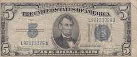 United States of America, 5 Dollars, 1934, FINE, p429Dc
serial number: L 92123329A
Estimate: 15-30