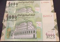 Yemen Arab Republic, 1.000 Rials, 2009/2012, UNC, p36a, p36b, (Total 2 banknotes)
different years issue
Estimate: 25-50