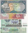 Mix Lot, 4 banknotes in UNC condition, all from different countries, (Total 4 banknotes)
Gine, 2000 Francs, 2019, Unc; Uzbekistan, 5000 Soö, 2013, Un...