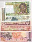 Mix Lot, 5 banknotes from different countries in UNC condition
Madagascar 500 Ariary; Sudan 50 Pounds; Peru 10 Soles de Oro, Japan (Malaya) 5 Dollars...