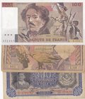 Mix Lot, 3 banknotes from different countries in condition of Fıne and xf
Bulgaria, 500 Leva, 1943, Fine; Algeria, 5 Dinar, 1964, Fine; France, 100 F...