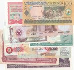 10 lot of "African Countries" lot, all in "UNC" condition, except Nigeria
Rwanda, 100 Francs, 2003; Burundi, 20 Francs, 2005; Burundi, 50 Francs, 200...