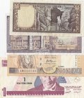 Mix Lot, Total 4 pcs XF banknotes
Cyprus, 1 Pound, 2001, xf; Turkey, 1 New Turkish Lira, 2005, xf, Lebanon, 10 Livres, 1972, xf and Lebanon, 1 Livre,...