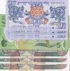 Mix Lot, 7 banknotes in whole UNC condition
Fiji, 5 Dollars, Bhutan, 1 Ngultrumi (3), Somalia, 50 Shillings (3)
Estimate: 10.-20