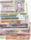 Mix Lot, 10 banknotes in whole UNC condition
Burundi, 100 Francs, Guinee, 500 Francs, Madagasikara, 100 Francs, Madagasikara, 200 Francs, 
Estimate:...