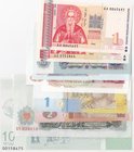 Mix Lot, 10 banknotes in whole UNC condition
Bulgaria, 1 Lev (2), Bulgaria, 10 Leva, Bulgaria, 20 Leva, Bulgaria, 25 Leva, Ukraine, 1 Hrivni, Ukraine...