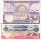 Mix Lot, 4 banknotes in whole UNC condition
Iraq 1 Dinar, Afghanistan 100 Afganis, Pakistan 50 Rupees, Pakistan 100 Rupees
Estimate: 20.-40