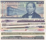 Mix Lot, 7 banknotes in whole UNC condition
Mexico 50 Pesos, Mexico 100 Pesos, Guatemala 1/2 Quetzal, Guatemala 5 Quetzales,Guetamala 10 Quetzales,
...