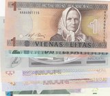 Mix Lot, 6 banknotes in whole UNC condition
Lithuania 1 Lita, Lithuania 2 litas, Estonia 2 Krooni, Estonia 5 Krooni, Estonia 10 Krooni, Estonia 25 Kr...
