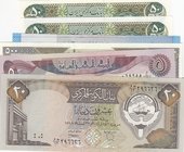 Mix Lot, 7 banknotes in whole UNC condition
Iran, 50 Rials (2), Syria 500 Pounds (2), Syria 500 Pounds, Iraq 5 Dinars, Kuwait 20 Dinars
Estimate: 20...