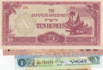 Mix Lot, 5 banknotes in whole UNC condition
Japanese 10 Cents, Japanese 10 Rupees, Vietnam 20000 Dong, Portugal 500 Escudos, Sudan 1 Pound
Estimate:...