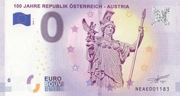 Fantasy banknotes, 0 Euro, 2018, UNC, 100 Jahre Republik Österreich- Austria
Estimate: 10.-20