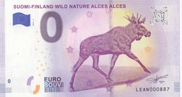 Fantasy banknotes, 0 Euro, 2018, UNC, Suomi-Finland Wıld Nature Alces Alces
Estimate: 15-30