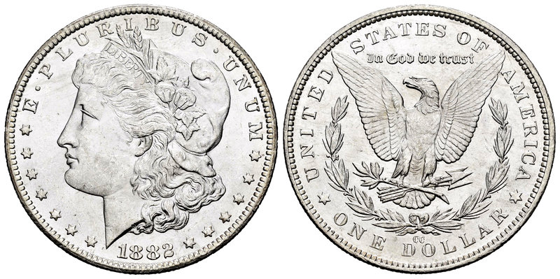 United States. 1 dollar. 1882. Carson City. CC. (Km-110). Ag. 26,70 g. Minor con...