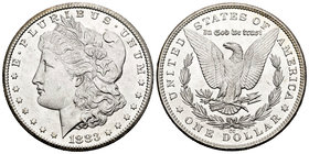 United States. 1 dollar. 1883. Carson City. CC. (Km-110). 26,68 g. Original luster. Scarce. AU/UNC. Est...150,00.