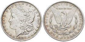 United States. 1 dollar. 1883. New Orleans. O. (Km-110). Ag. 26,68 g. It retains some luster. Almost XF/XF. Est...35,00.