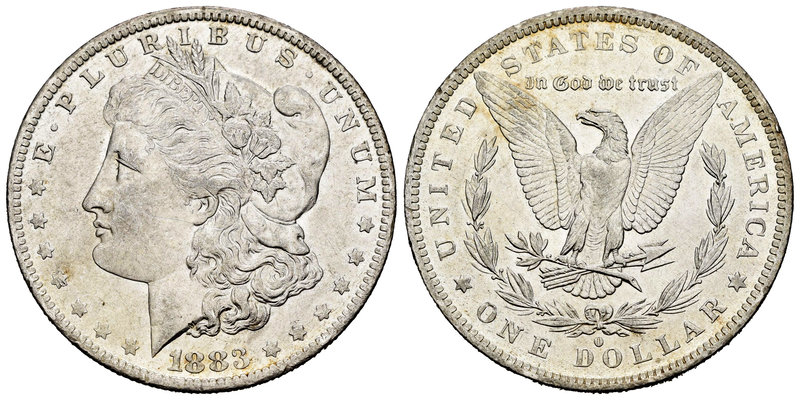 United States. 1 dollar. 1883. New Orleans. O. (Km-110). Ag. 26,66 g. Minor nick...