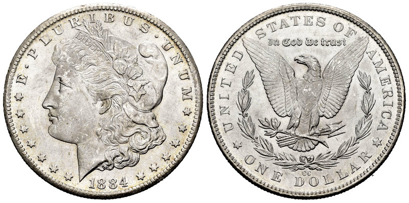 United States. 1 dollar. 1884. Carson City. CC. (Km-110). Ag. 26,75 g. Original ...