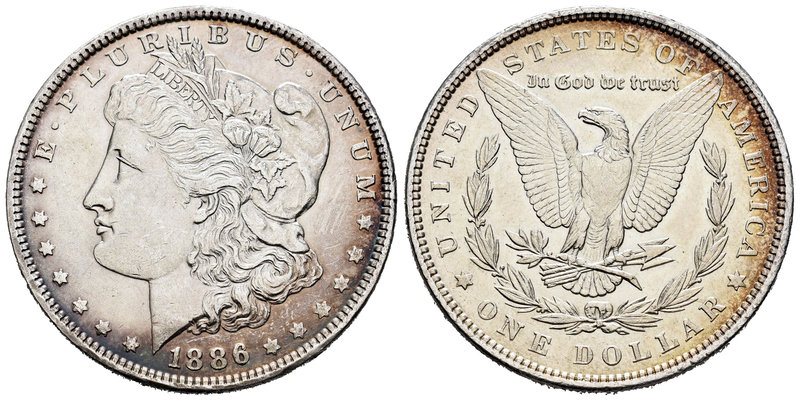 United States. 1 dollar. 1886. Philadelphia. (Km-110). Ag. 26,70 g. XF. Est...40...