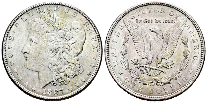 United States. 1 dollar. 1887. Philadelphia. (Km-110). Ag. 26,75 g. XF. Est...30...