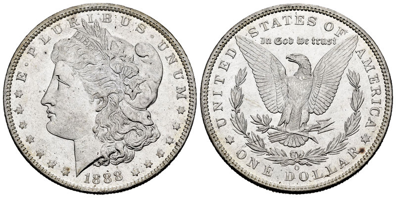 United States. 1 dollar. 1888. New Orleans. O. (Km-110). Ag. 26,77 g. XF/AU. Est...
