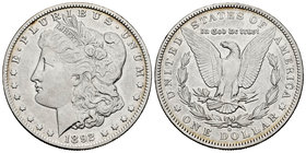 United States. 1 dollar. 1892. New Orleans. O. (Km-110). Ag. 26,54 g. Almost VF. Est...25,00.