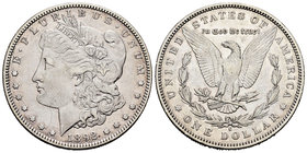 United States. 1 dollar. 1892. San Francisco. S. (Km-110). Ag. 26,53 g. Hairlines. VF. Est...30,00.