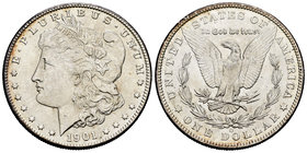 United States. 1 dollar. 1901. New Orleans. O. (Km-110). Ag. 26,71 g. XF. Est...35,00.
