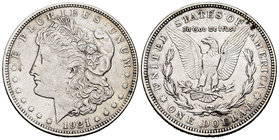United States. 1 dollar. 1921. Philadelphia. (Km-110). Ag. 26,66 g. Almost VF. Est...25,00.