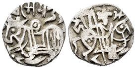 Afghanistan. Samanta Deva. Dracma. (850-970). (The Shah, Kabul y Gandhara). (Mitchiner-117-120). Ag. 3,34 g. VF. Est...50,00.
