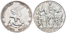 Germany. Prussia. Wilhelm II. 3 marcos. 1913. (Km-534). Ag. 16,64 g. Original luster. Almost UNC. Est...50,00.