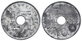 Germany. 10 reichspfennig. 1940. Berlin. A. (Km-99). 3,29 g. Almost XF. Est...35,00.