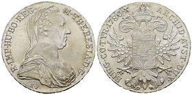 Austria. Maria Theresa. Thaler. 1780. (Km-T1). Ag. 28,09 g. Official Restrike. Almost UNC. Est...30,00.