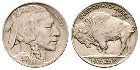 United States. 5 cents. 1913. (Km). Ni. 5,04 g. Choice VF. Est...25,00.
