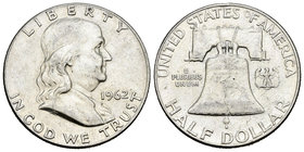 United States. 1/2 dollar. 1962. Philadelphia. (Km-199). Ag. 12,45 g. Almost XF/Choice VF. Est...12,00.