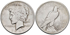 United States. 1 dollar. 1921. Philadelphia. (Km-150). Ag. 26,48 g. VF. Est...75,00.
