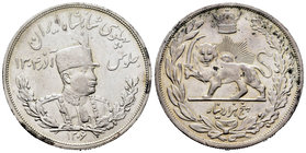 Iran. 500 dinares. 1927. (Km-1106). Ag. 23,02 g. XF. Est...50,00.