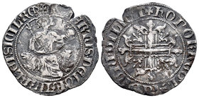 Italy. Roberto d'Anjou. Gigliato. (1309-1343). Nápoles. (Biaggi-1634). Ag. 3,59 g. Almost VF. Est...50,00.