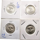 Portugal. Lote de 4 piezas de 5 escudos de Portugal, 1960. A EXAMINAR. UNC. Est...40,00.