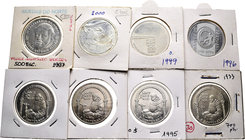 Portugal. Lote de 11 piezas de 500 escudos de portugal, 1983, 1985 (4), 1996, 1997 (3), 1999 y 2000. A EXAMINAR. UNC. Est...100,00.